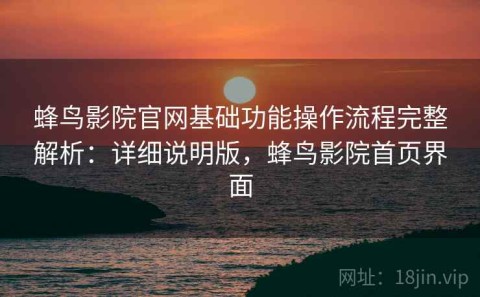 蜂鸟影院官网基础功能操作流程完整解析：详细说明版，蜂鸟影院首页界面
