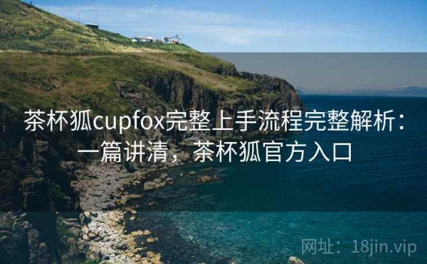 茶杯狐cupfox完整上手流程完整解析：一篇讲清，茶杯狐官方入口