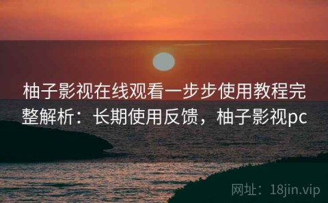 柚子影视在线观看一步步使用教程完整解析：长期使用反馈，柚子影视pc