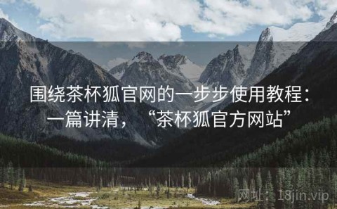 围绕茶杯狐官网的一步步使用教程：一篇讲清，“茶杯狐官方网站”