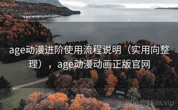 age动漫进阶使用流程说明（实用向整理），age动漫动画正版官网